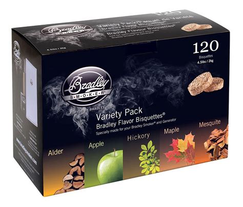 Bradley Smoker Bisquettes For Grilling and BBQ, 5 Flavour .